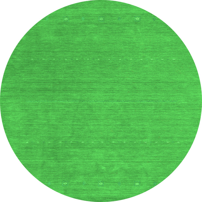 Square Abstract Green Contemporary Rug, con2021grn
