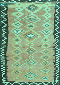 Oriental Turquoise Traditional Rug, con2022turq