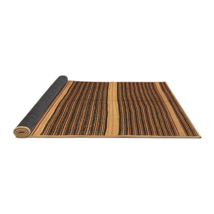 Sideview of Oriental Brown Traditional Rug, con2023brn