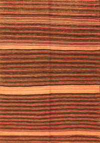 Oriental Orange Traditional Rug, con2023org