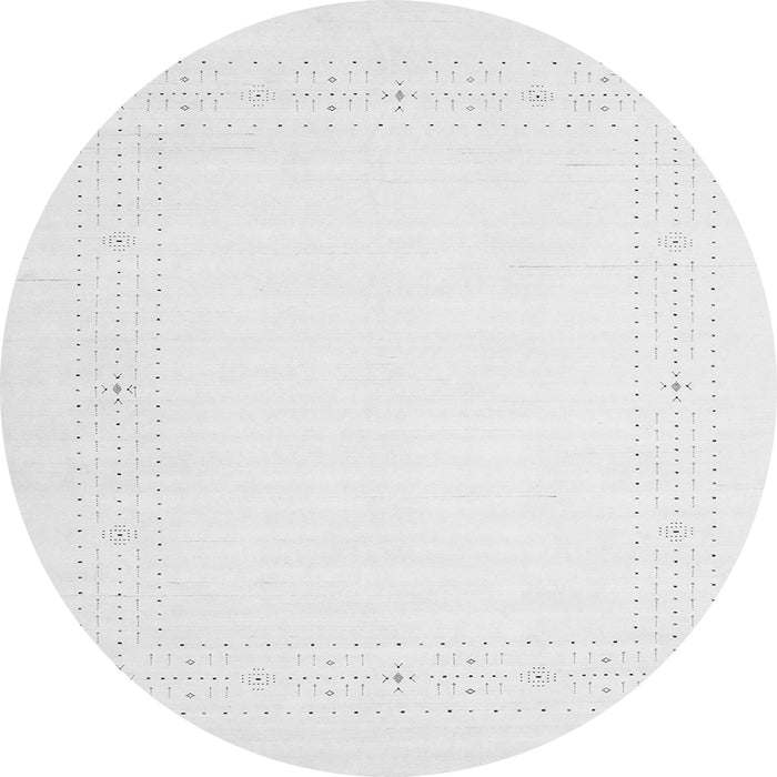 Machine Washable Solid Gray Modern Rug, wshcon2024gry