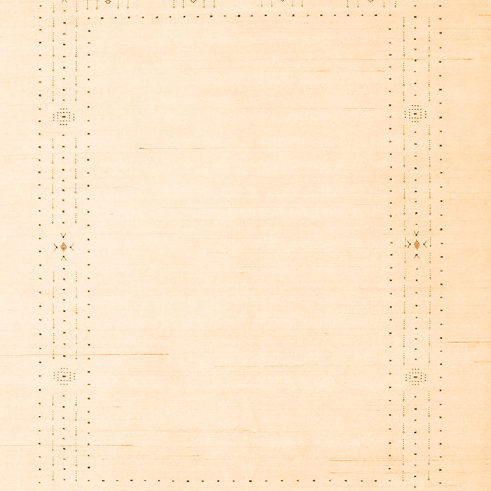 Solid Orange Modern Rug, con2024org