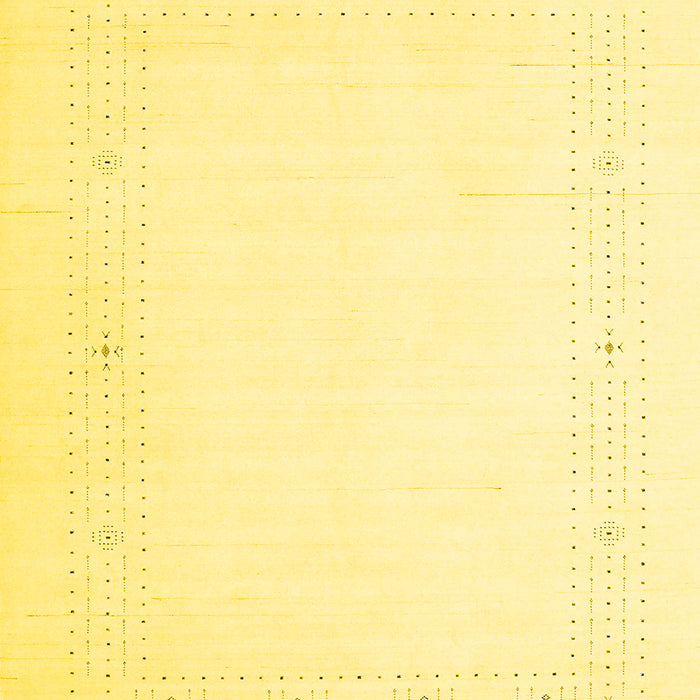 Solid Yellow Modern Rug, con2024yw
