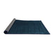 Thickness of Contemporary Deep-Sea Blue Modern Rug, con2025