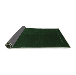 Sideview of Abstract Emerald Green Contemporary Rug, con2025emgrn