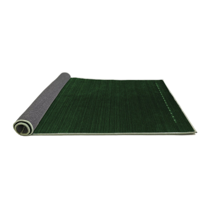 Sideview of Abstract Emerald Green Contemporary Rug, con2025emgrn