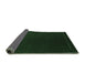 Sideview of Abstract Emerald Green Contemporary Rug, con2025emgrn