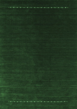 Abstract Emerald Green Contemporary Rug, con2025emgrn