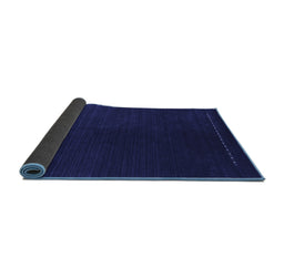 Sideview of Abstract Blue Contemporary Rug, con2025blu