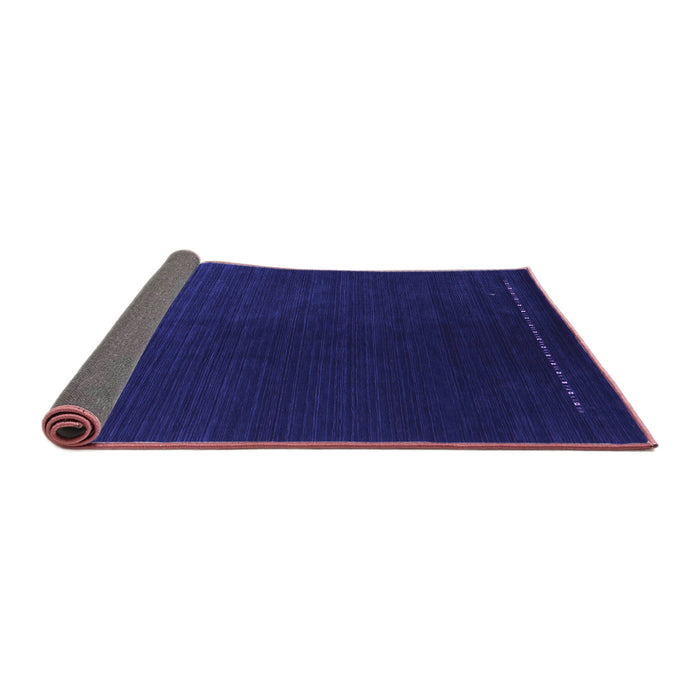 Sideview of Abstract Purple Contemporary Rug, con2025pur