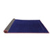 Sideview of Abstract Purple Contemporary Rug, con2025pur