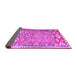 Sideview of Oriental Purple Traditional Rug, con2026pur