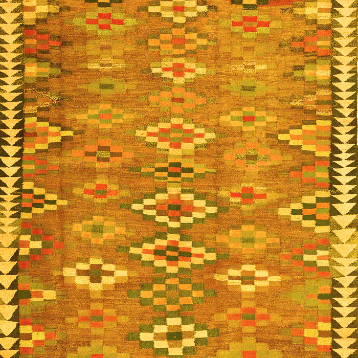 Oriental Yellow Traditional Rug, con2026yw