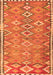 Serging Thickness of Machine Washable Oriental Orange Traditional Area Rugs, wshcon2026org