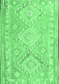 Oriental Emerald Green Traditional Rug, con2027emgrn