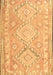 Machine Washable Oriental Brown Traditional Rug, wshcon2027brn