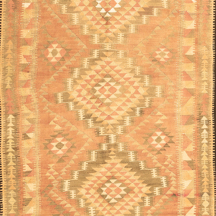 Machine Washable Oriental Brown Traditional Rug, wshcon2027brn