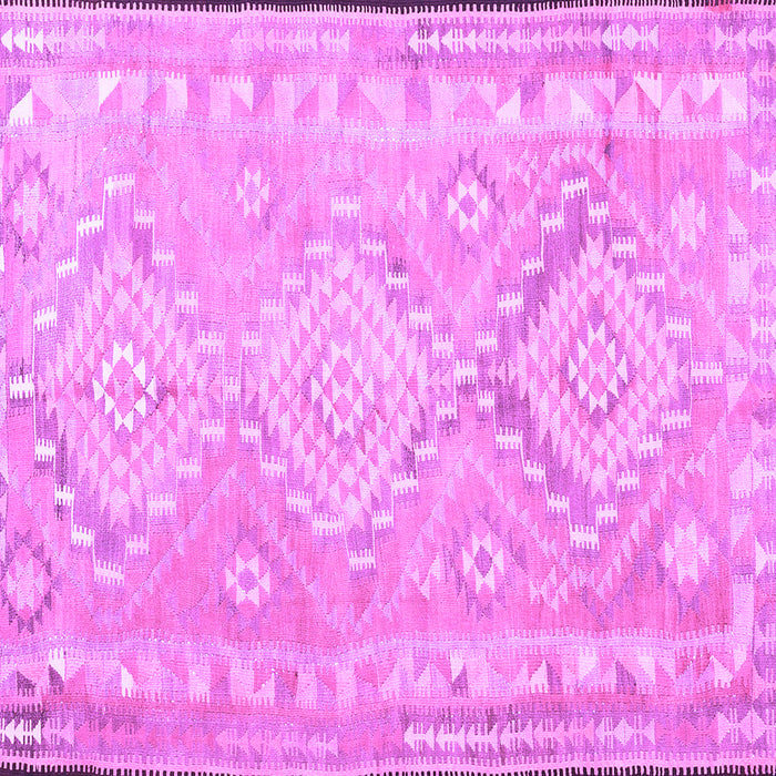 Square Oriental Purple Traditional Rug, con2027pur