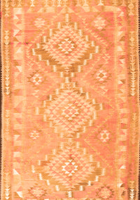 Oriental Orange Traditional Rug, con2027org