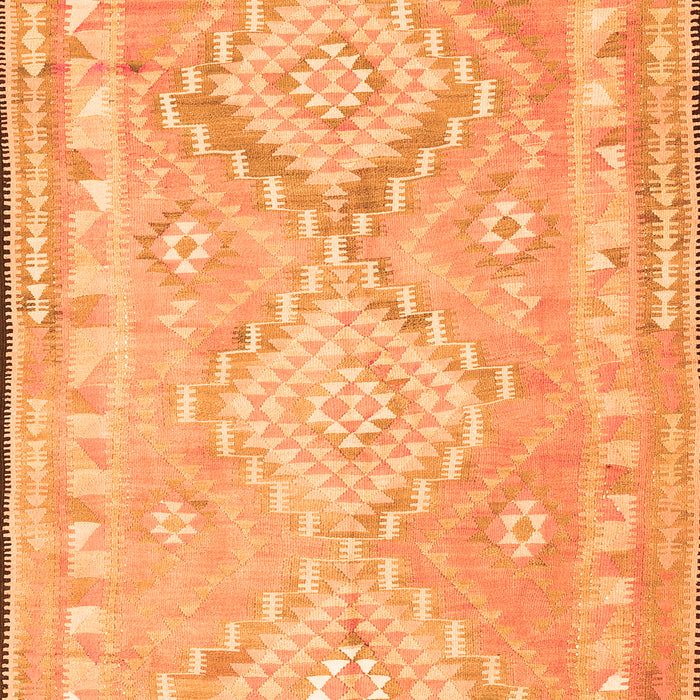 Oriental Orange Traditional Rug, con2027org