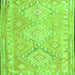 Serging Thickness of Oriental Green Traditional Rug, con2027grn