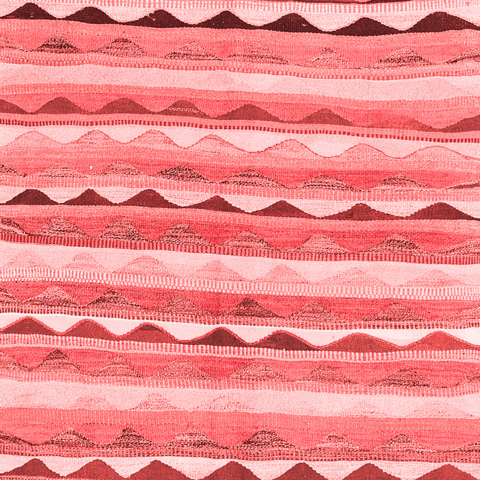 Machine Washable Southwestern Red Country Rug, wshcon2028red