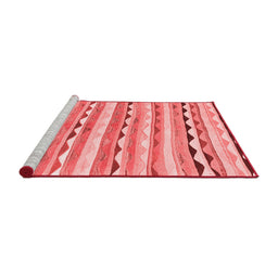 Country Red Washable Rugs