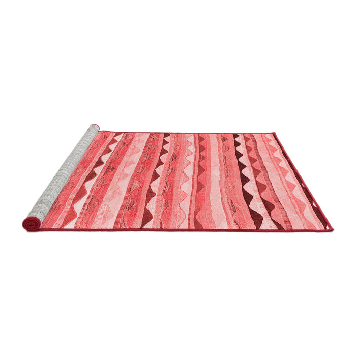 Country Red Washable Rugs