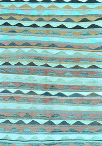 Southwestern Light Blue Country Rug, con2028lblu