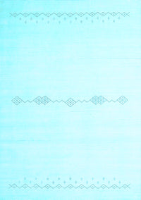 Solid Light Blue Modern Rug, con2029lblu