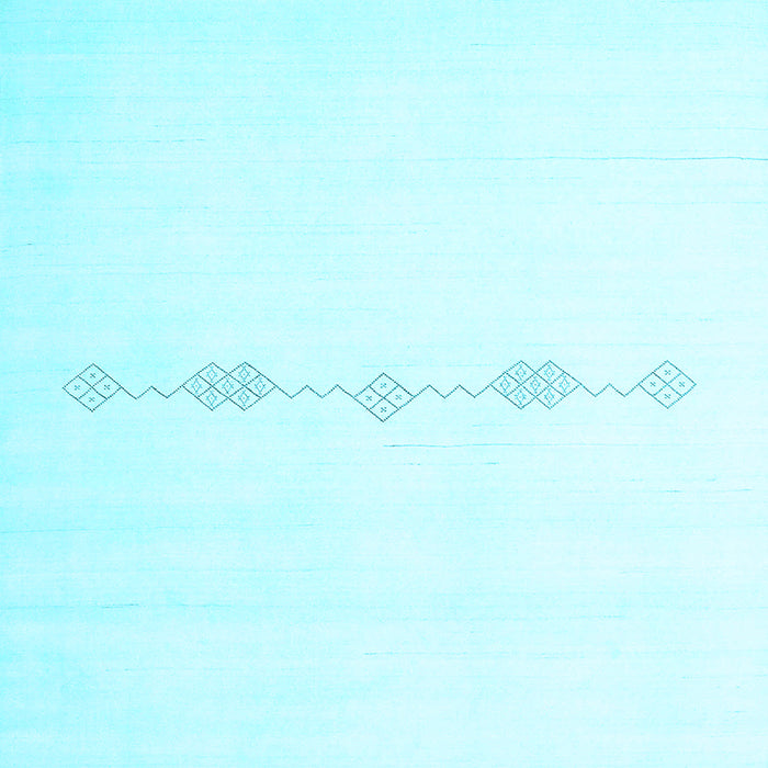 Solid Light Blue Modern Rug, con2029lblu