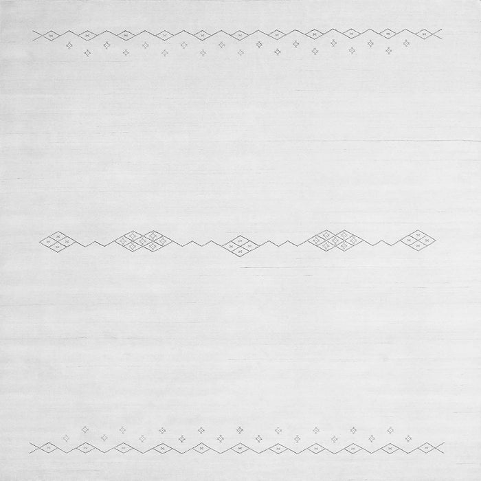 Serging Thickness of Solid Gray Modern Rug, con2029gry