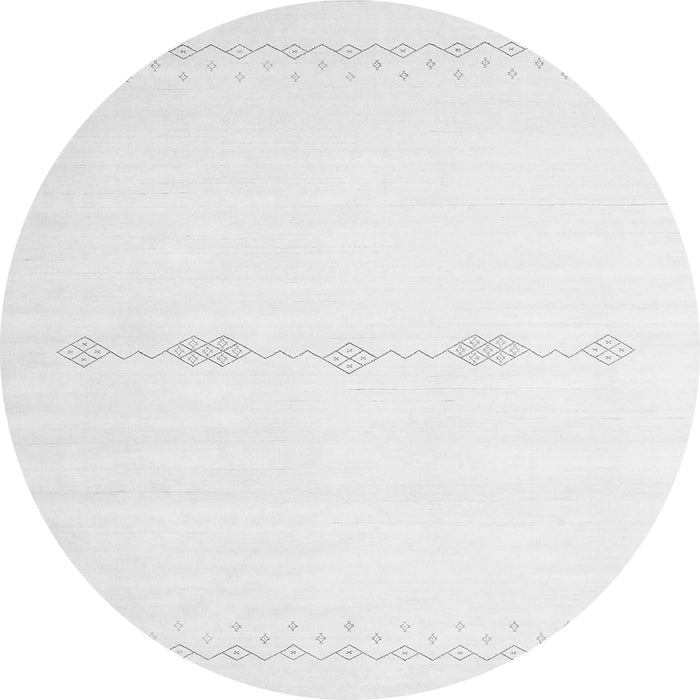 Machine Washable Solid Gray Modern Rug, wshcon2029gry