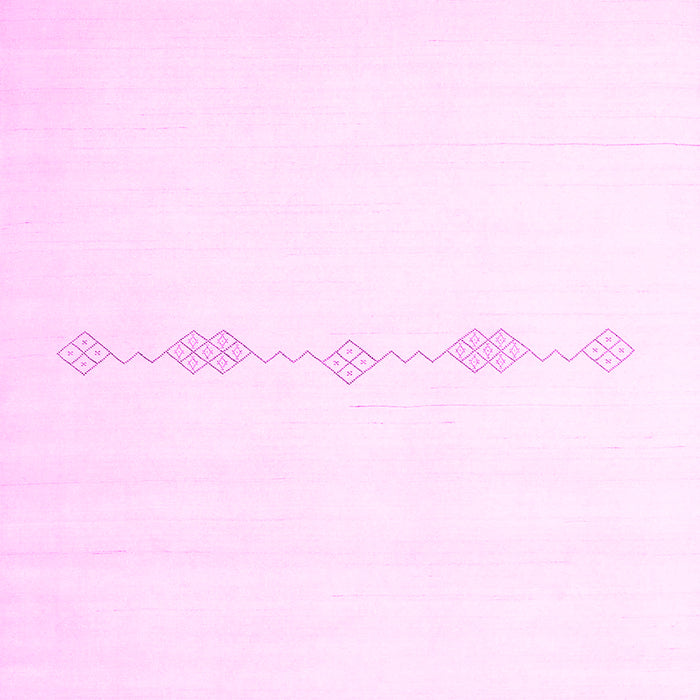 Machine Washable Solid Pink Modern Rug, wshcon2029pnk