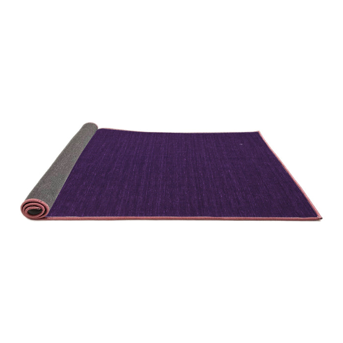 Sideview of Abstract Purple Contemporary Rug, con202pur