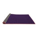 Sideview of Abstract Purple Contemporary Rug, con202pur