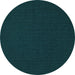 Round Abstract Light Blue Contemporary Rug, con202lblu