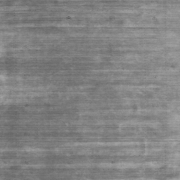 Round Machine Washable Abstract Gray Contemporary Rug, wshcon2030gry