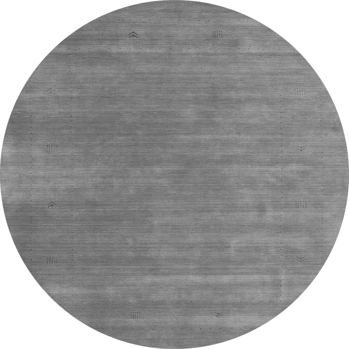Square Abstract Gray Contemporary Rug, con2030gry