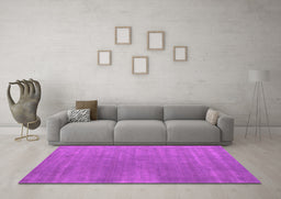 Machine Washable Abstract Pink Contemporary Rug in a Living Room, wshcon2030pnk