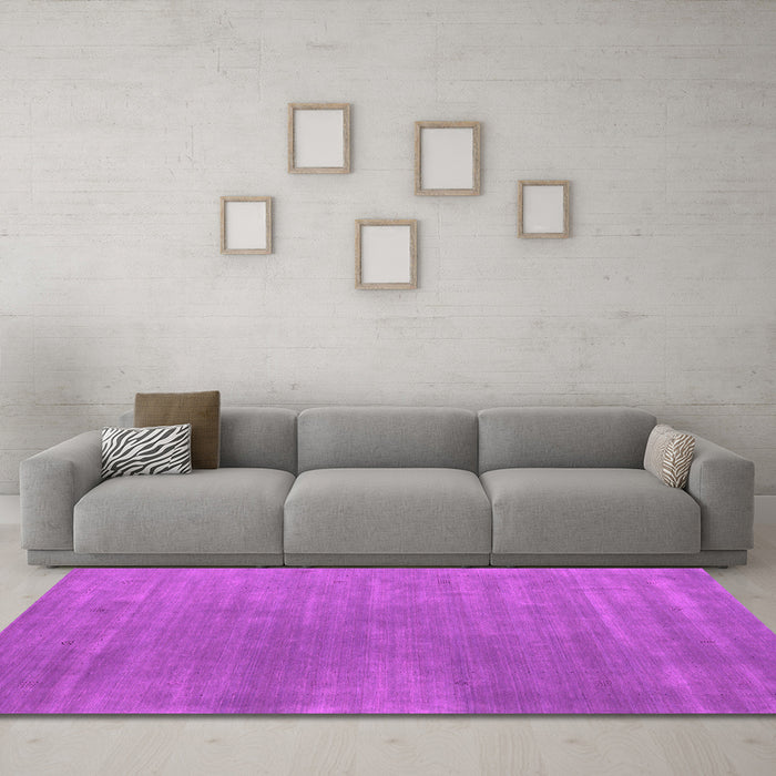 Machine Washable Abstract Pink Contemporary Rug in a Living Room, wshcon2030pnk