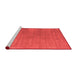 Contemporary Red Washable Rugs