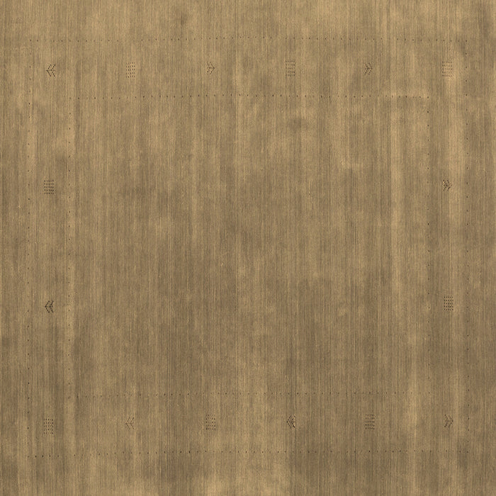 Square Abstract Brown Contemporary Rug, con2030brn