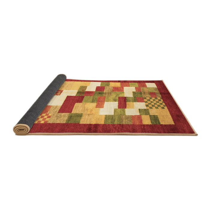 Sideview of Abstract Brown Contemporary Rug, con2031brn