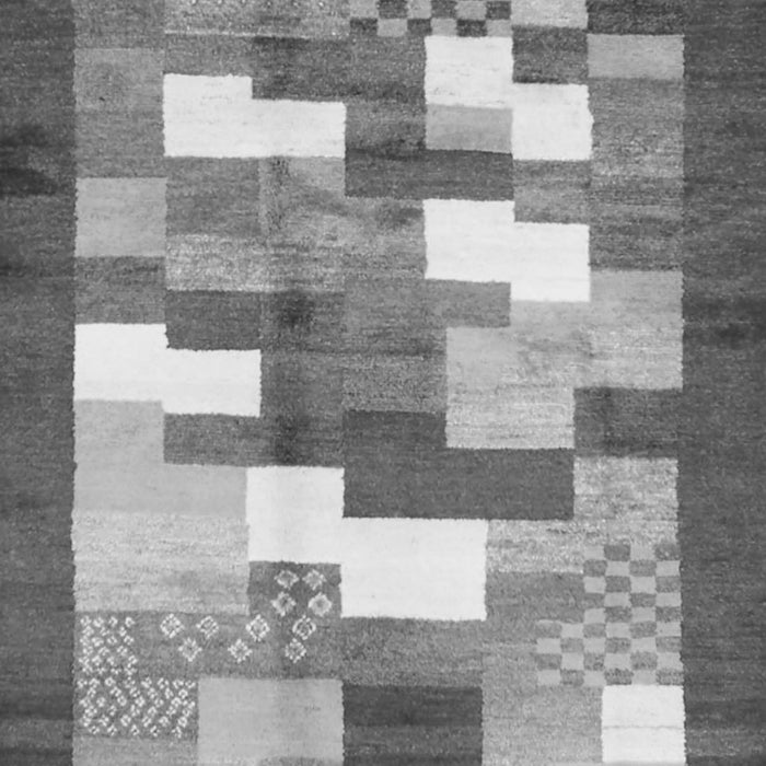 Abstract Gray Contemporary Rug, con2031gry