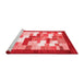 Contemporary Red Washable Rugs