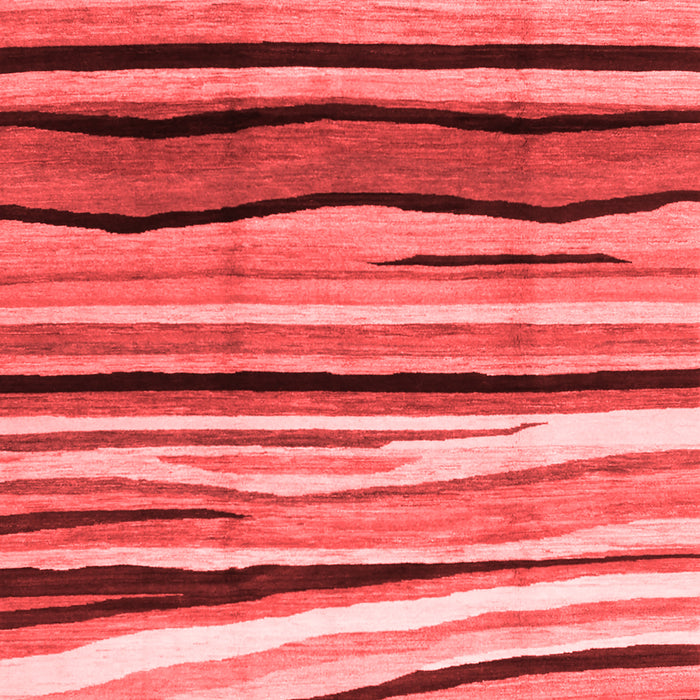 Machine Washable Abstract Red Contemporary Rug, wshcon2032red