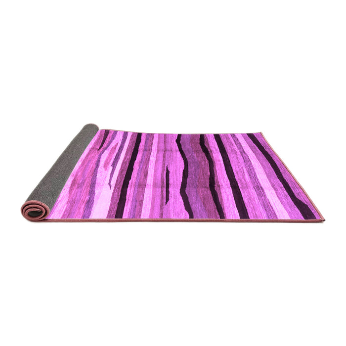 Sideview of Abstract Purple Contemporary Rug, con2032pur