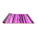 Sideview of Abstract Purple Contemporary Rug, con2032pur