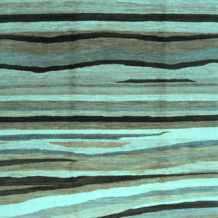 Abstract Light Blue Contemporary Rug, con2032lblu